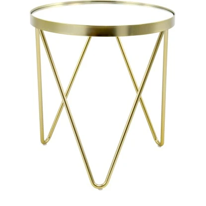 Kayoom Beistelltisch Bonnie Gold Ø 42 Cm X 46 Cm – Bild 2
