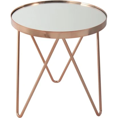 Kayoom Beistelltisch Bonnie Roségold Ø 42 Cm X 46 Cm