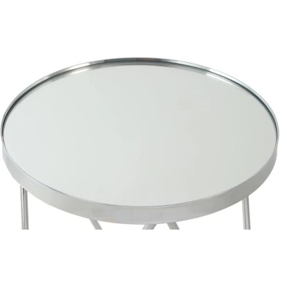 Kayoom Beistelltisch Bonnie Silber Ø 42 Cm X 46 Cm – Bild 3