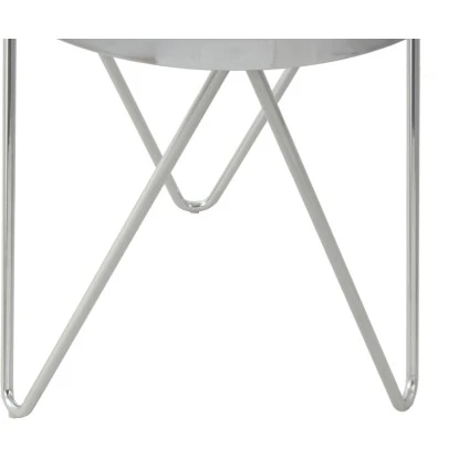 Kayoom Beistelltisch Bonnie Silber Ø 42 Cm X 46 Cm – Bild 4