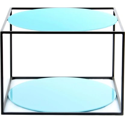 Kayoom Beistelltisch Cody Blau-Schwarz Ø 50 Cm X 36 Cm – Bild 2