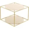 Kayoom Beistelltisch Cody Gold Ø 50 Cm X 36 Cm