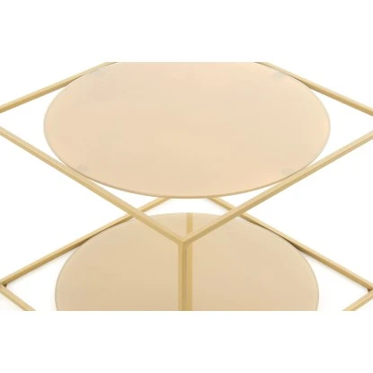 Kayoom Beistelltisch Cody Gold Ø 50 Cm X 36 Cm – Bild 5
