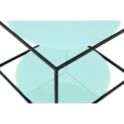 Kayoom Beistelltisch Cody Grün-Schwarz Ø 50 Cm X 36 Cm – Bild 3