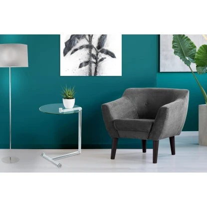 Kayoom Beistelltisch Servant Silber Ø 46 Cm X 62 Cm – Bild 7