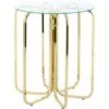Kayoom Beistelltisch Sherryl Gold Ø 45 Cm X 55 Cm
