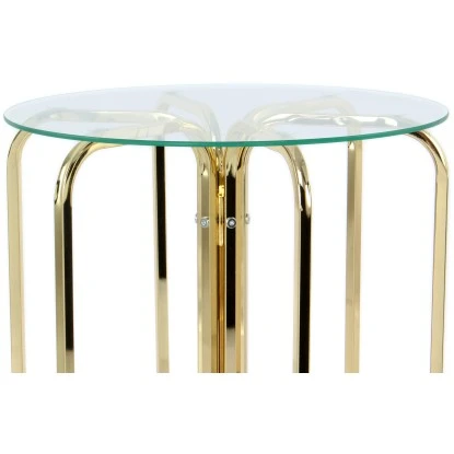 Kayoom Beistelltisch Sherryl Gold Ø 45 Cm X 55 Cm – Bild 3