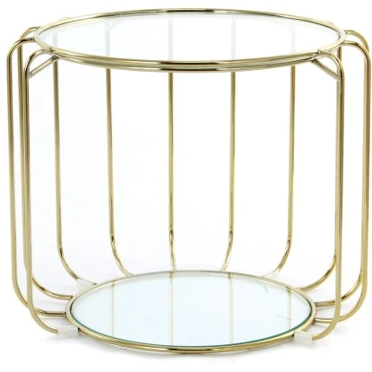 Kayoom Beistelltisch Shirley Gold Ø 40 Cm X 50 Cm – Bild 2