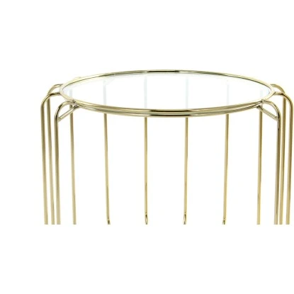 Kayoom Beistelltisch Shirley Gold Ø 40 Cm X 50 Cm – Bild 6