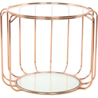 Kayoom Beistelltisch Shirley Rosé Ø 40 Cm X 50 Cm – Bild 2