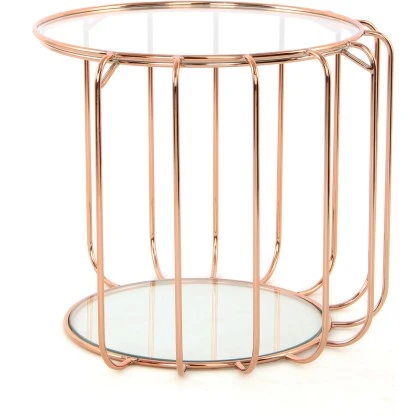 Kayoom Beistelltisch Shirley Rosé Ø 40 Cm X 50 Cm – Bild 3