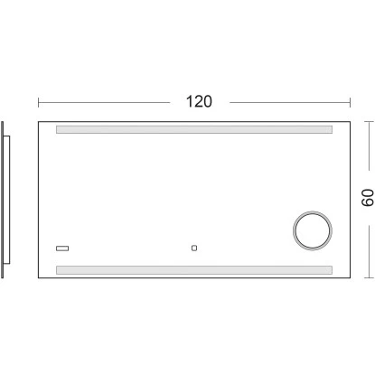 DSK Design LED-Lichtspiegel Silver Rey 120 Cm X 60 Cm – Bild 6