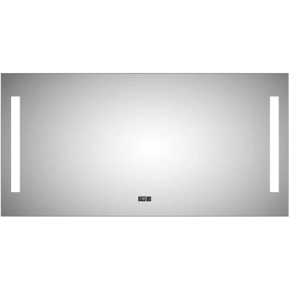DSK Design LED-Lichtspiegel Silver Time 120 Cm X 60 Cm