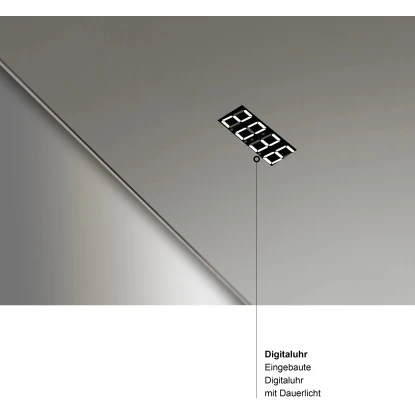 DSK Design LED-Lichtspiegel Silver Time 120 Cm X 60 Cm – Bild 3