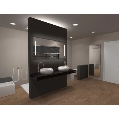 DSK Design LED-Lichtspiegel Silver Time 120 Cm X 60 Cm – Bild 6