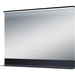 DSK Design LED-Lichtspiegel Black Shelf 80 Cm X 60 Cm
