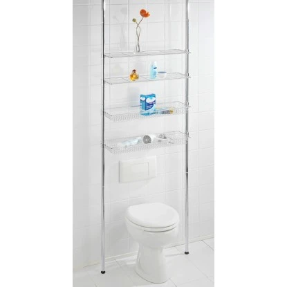 Wenko Teleskopregal Ellera Chrom 65 - 285 Cm X 71 Cm X 20 Cm – Bild 4