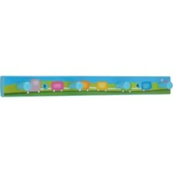 Siro Hakenleiste SM8177 Kunststoff Kinder Zug Blau Glitzerstein Länge 300 Mm