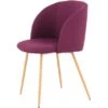 Kayoom Stuhl Celina 210 2er-Set Violett 54 Cm X 84 Cm X 56 Cm