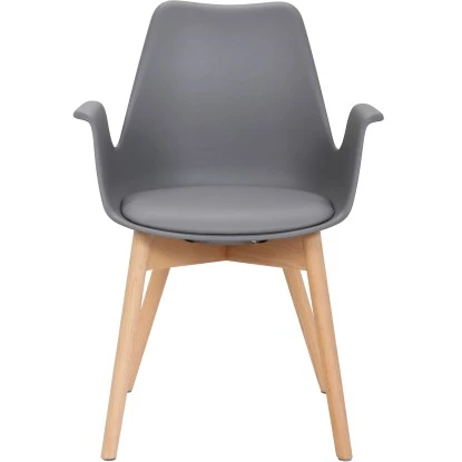 Kayoom Stuhl Chaplin 110 2er-Set Grau 60 Cm X 81,5 Cm X 55 Cm – Bild 2