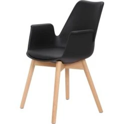 Kayoom Stuhl Chaplin 110 2er-Set Schwarz 60 Cm X 81,5 Cm X 55 Cm