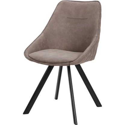 Kayoom Stuhl Cowboy 110 2er-Set Braun50 Cm X 83 Cm X 61 Cm