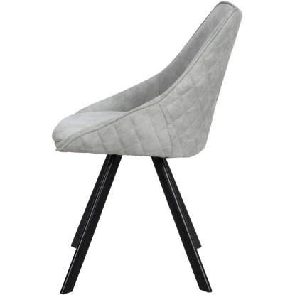 Kayoom Stuhl Cowboy 110 2er-Set Grau 50 Cm X 83 Cm X 61 Cm – Bild 3