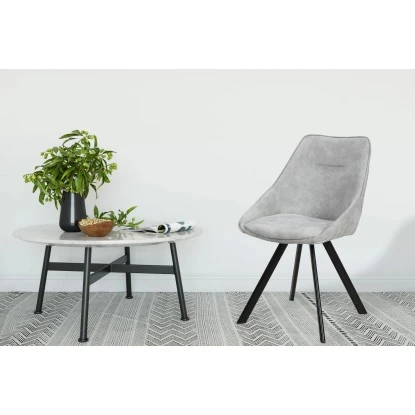 Kayoom Stuhl Cowboy 110 2er-Set Grau 50 Cm X 83 Cm X 61 Cm – Bild 7