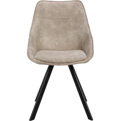 Kayoom Stuhl Cowboy 110 2er-Set Hellbraun 50 Cm X 83 Cm X 61 Cm – Bild 2