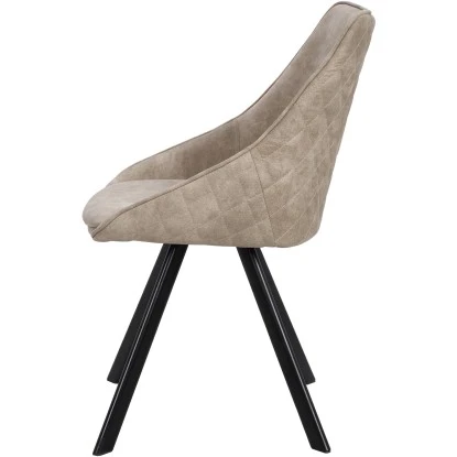 Kayoom Stuhl Cowboy 110 2er-Set Hellbraun 50 Cm X 83 Cm X 61 Cm – Bild 3