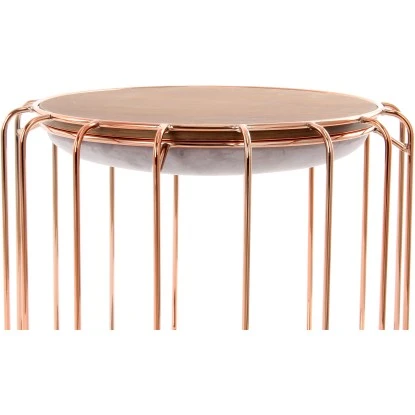 Kayoom Beistelltisch-Hocker Pouf Comfortable Hellviolett-Rosé Ø 50 Cm X 45 Cm – Bild 4