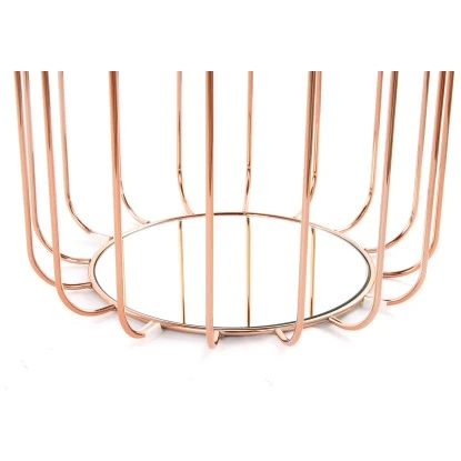 Kayoom Beistelltisch-Hocker Pouf Comfortable Hellviolett-Rosé Ø 50 Cm X 45 Cm – Bild 6