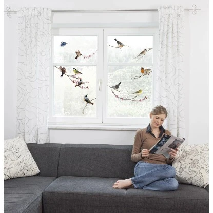 Komar Fenstersticker Birds 31 Cm X 31 Cm – Bild 2