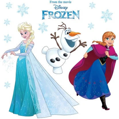 Komar Fenstersticker Frozen Snowflake 31 Cm X 31 Cm