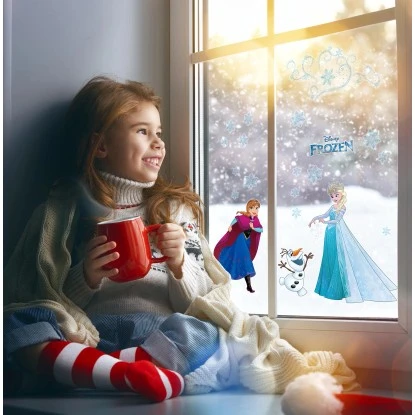Komar Fenstersticker Frozen Snowflake 31 Cm X 31 Cm – Bild 2