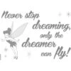 Komar Deko-Sticker Never Stop Dreaming 50 Cm X 70 Cm