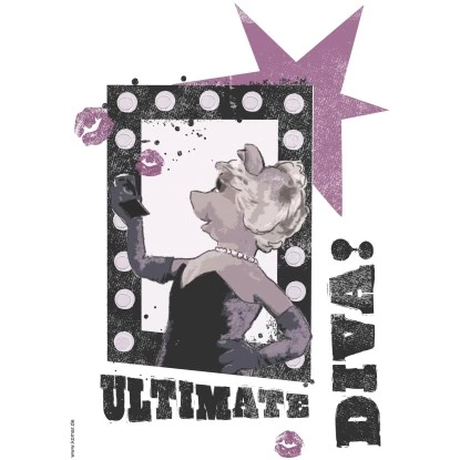 Komar Deko-Sticker Ultimate Diva 50 Cm X 70 Cm