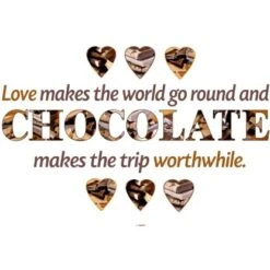 Komar Deko-Sticker Chocolate 50 Cm X 70 Cm