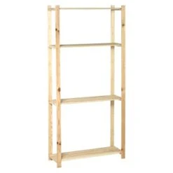 Holz-Schraubregal FSC® 170 Cm X 80 Cm X 30 Cm Natur