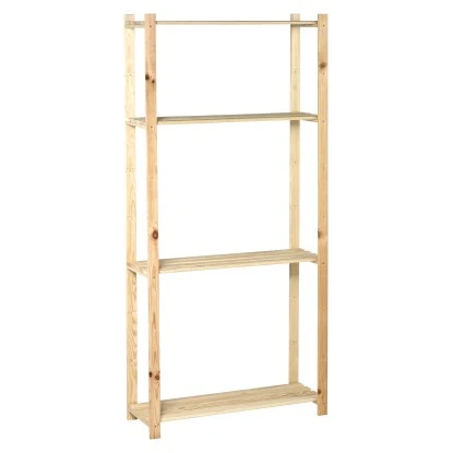 Holz-Schraubregal FSC® 170 Cm X 80 Cm X 30 Cm Natur