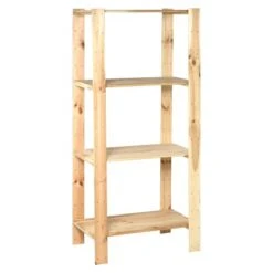 Holz-Schwerlast-Schraubregal FSC® 174 Cm X 80 Cm X 50 Cm Naur