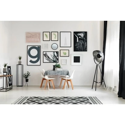 D-c-fix Tischdecke Monte Carlo Credo Silber 110 Cm X 140 Cm – Bild 2