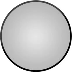 DSK LED-Lichtspiegel Black Ring Ă 50 Cm Schwarz Matt