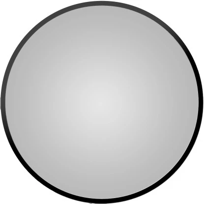 DSK LED-Lichtspiegel Black Ring Ø 50 Cm Schwarz Matt