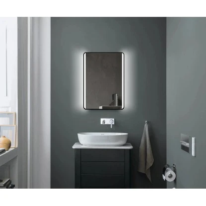 DSK LED-Lichtspiegel Black Classic 50 Cm X 70 Cm Schwarz – Bild 3