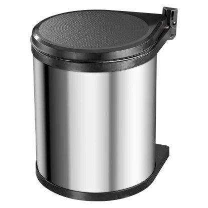Hailo Mülleimer Compact Box 15 L Edelstahl