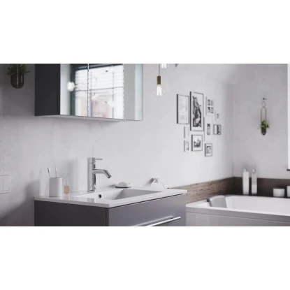 Posseik Badmöbel-Set Homeline 70 Cm Anthrazit Seidenglanz 3-teilig – Bild 6