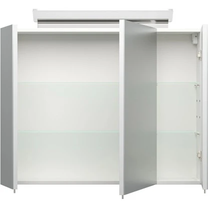 Posseik Badmöbel-Set Homeline 80 Cm Weiß Hochglanz 3-teilig – Bild 5