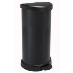 Curver Treteimer Metallics 40 L Schwarz