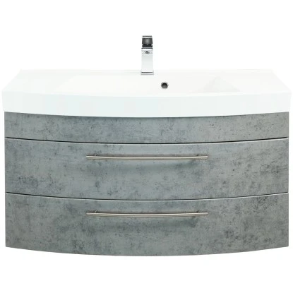 Posseik Waschplatz Luna 100,5 Cm Beton – Bild 3